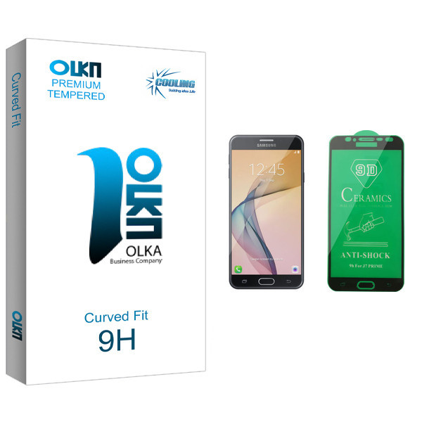محافظ صفحه نمایش سرامیکی کولینگ مدل Olka glass مناسب برای گوشی موبایل سامسونگ Galaxy J7 Prime