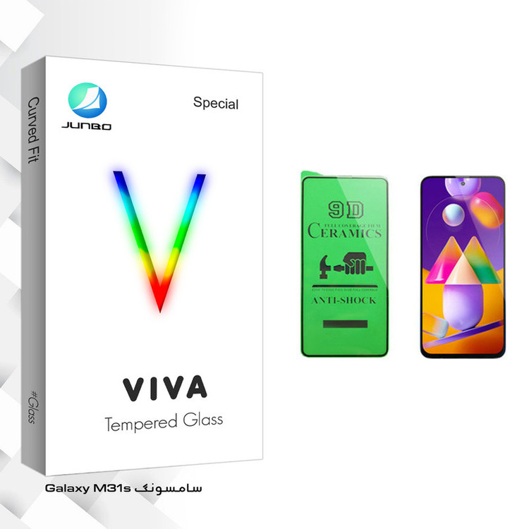 محافظ صفحه نمایش سرامیکی جانبو مدل Viva Glass مناسب برای گوشی موبایل سامسونگ Galaxy M31s