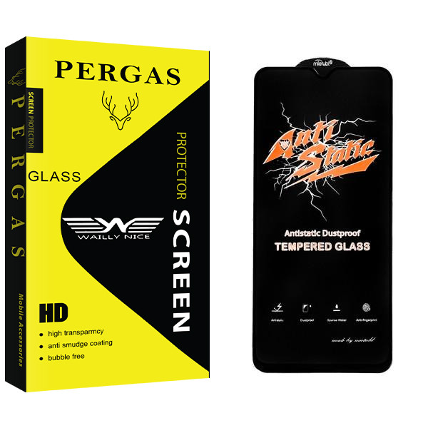 محافظ صفحه نمایش وایلی نایس مدل Pergas Anti Static مناسب برای گوشی موبایل شیائومی Redmi 11 Prime
