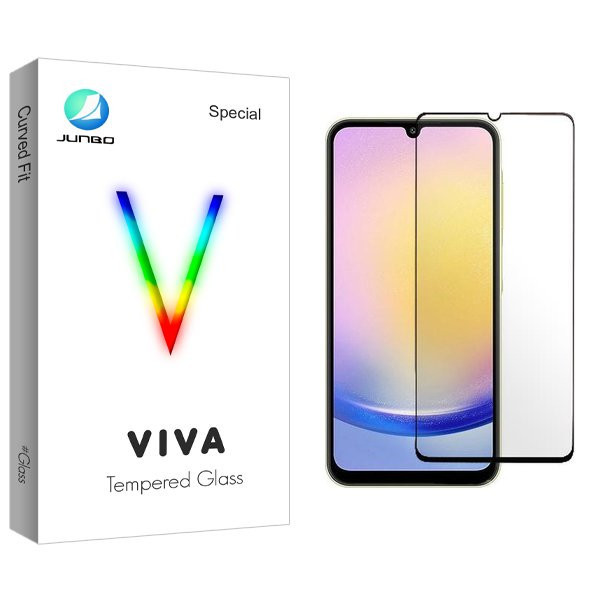 محافظ صفحه نمایش شیشه ای جانبو مدل Viva مناسب برای گوشی موبایل سامسونگ Galaxy A25