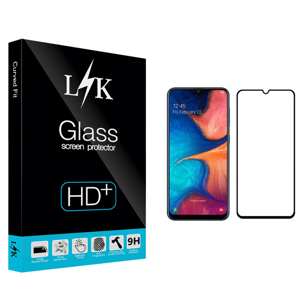 محافظ صفحه نمایش ال کی مدل +HD مناسب برای گوشی موبایل سامسونگ Galaxy A20e