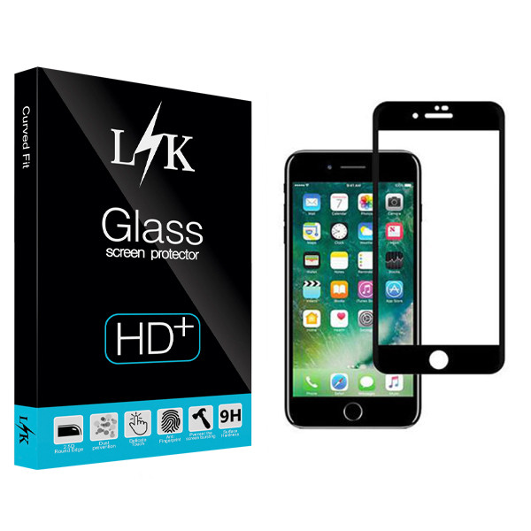 محافظ صفحه نمایش مات ال کی مدل Hard glass مناسب برای گوشی موبایل اپل iPhone 7