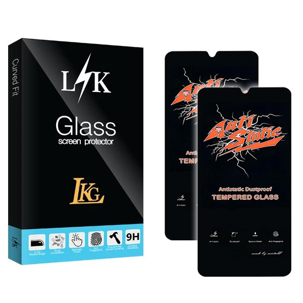محافظ صفحه نمایش ال کا جی مدل Antistatic مناسب برای گوشی موبایل سامسونگ Galaxy A32 4G بسته 2 عددی
