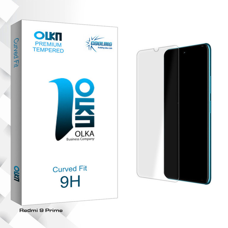 محافظ صفحه نمایش شیشه ای کولینگ مدل Olka Glass MIX مناسب برای گوشی موبایل شیائومی Redmi 9 Prime