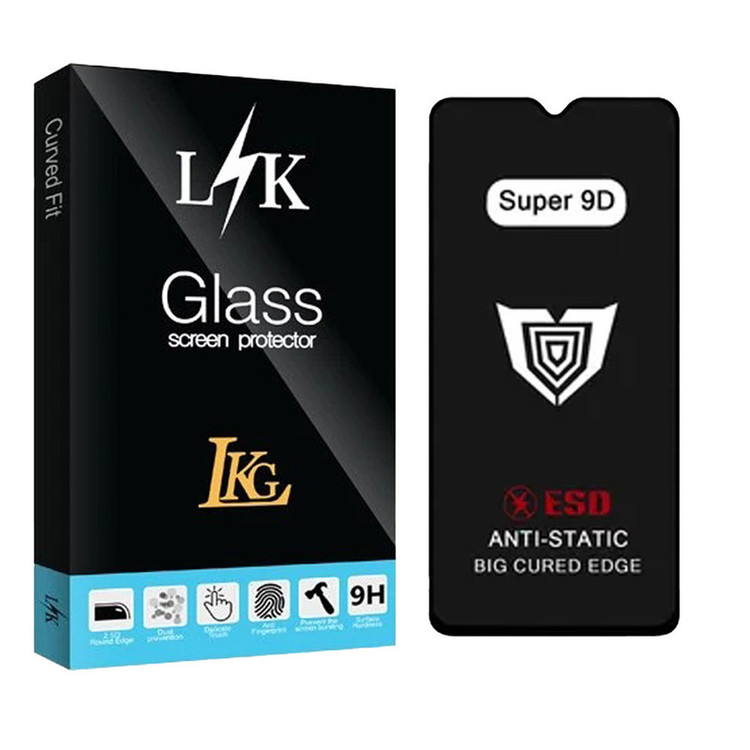 محافظ صفحه نمایش ال کا جی مدل Super 9D مناسب برای گوشی موبایل سامسونگ Galaxy A10s 4G