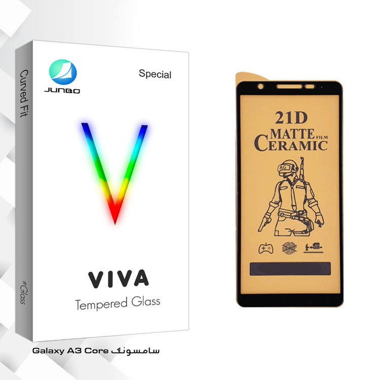 محافظ صفحه نمایش سرامیکی جانبو مدل Viva Glass مناسب برای گوشی موبایل سامسونگ Galaxy A3 Core