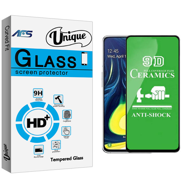 محافظ صفحه نمایش 9D ای اف اس مدل Unique Glass مناسب برای گوشی موبایل اپل Iphone 11pro max
