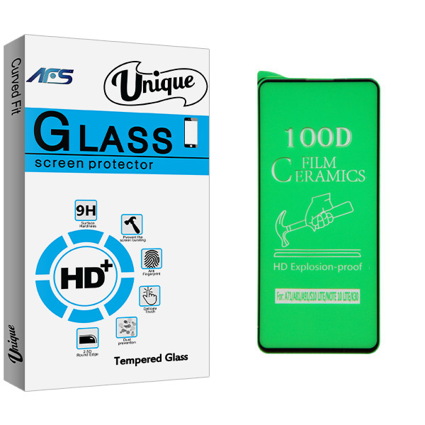 محافظ صفحه نمایش ای اف اس مدل Unique Glass مناسب برای گوشی موبایل سامسونگ Galaxy S10 Lite