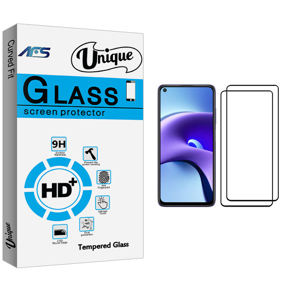 محافظ صفحه نمایش ای اف اس مدل Unique Glass مناسب برای گوشی موبایل شیائومی Redmi Note 9T بسته دو عددی