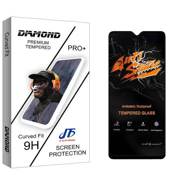 محافظ صفحه نمایش جی اف مدل Diamond Anti Static مناسب برای گوشی موبایل سامسونگ Galaxy F42 5G
