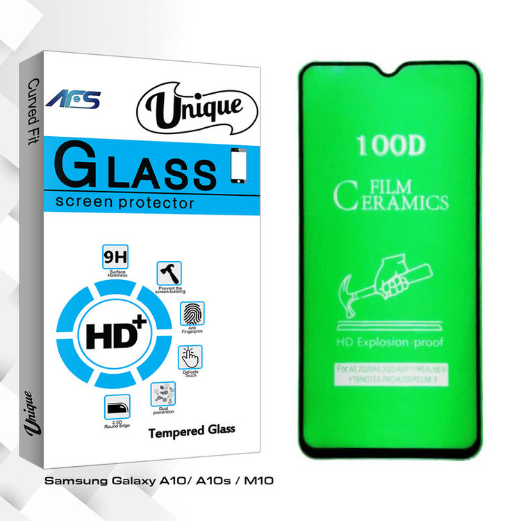 محافظ صفحه نمایش سرامیکی ای اف اس مدل Unique Glass مناسب برای گوشی موبایل سامسونگ Galaxy A10/ A10s / M10