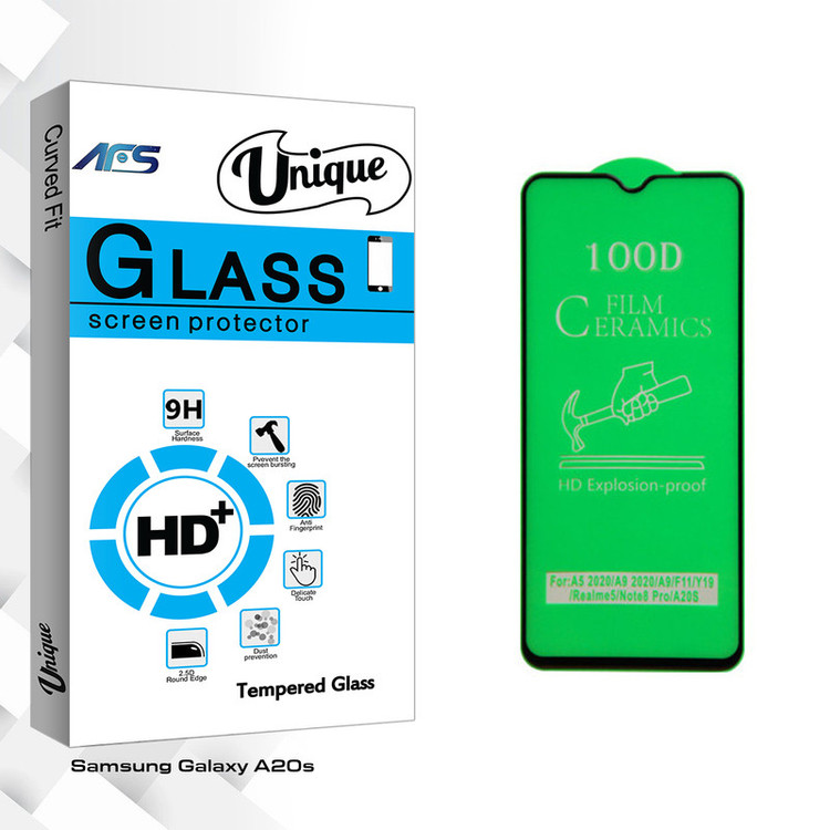 محافظ صفحه نمایش ای اف اس مدل Unique Glass مناسب برای گوشی موبایل سامسونگ Galaxy A20s