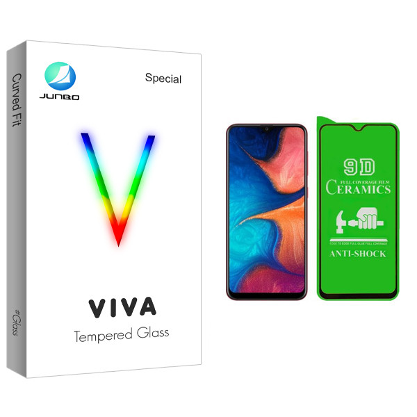 محافظ صفحه نمایش سرامیکی جانبو مدل Viva Glass مناسب برای گوشی موبایل سامسونگ Galaxy A20