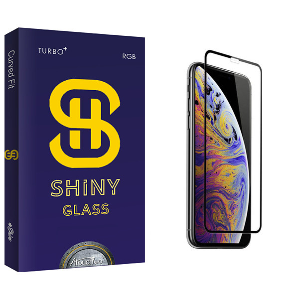 محافظ صفحه نمایش شیشه ای آتوچبو مدل Shiny Glass مناسب برای گوشی موبایل اپل iPhone Xs max