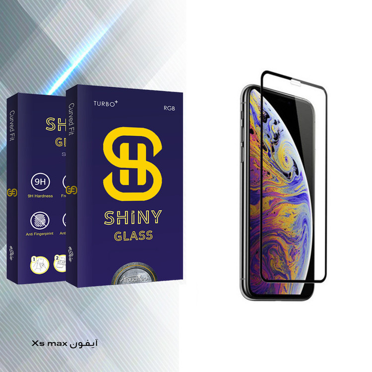 محافظ صفحه نمایش شیشه ای آتوچبو مدل Shiny Glass مناسب برای گوشی موبایل اپل iPhone Xs max
