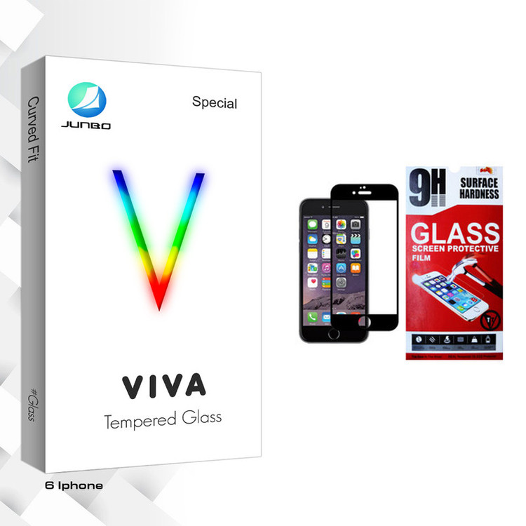 محافظ صفحه نمایش جانبو مدل Viva Glass مناسب برای گوشی موبایل اپل 6 Iphone