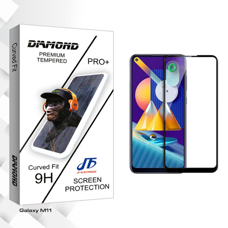 محافظ صفحه نمایش سرامیکی مات جی اف مدل Diamond Glass مناسب برای گوشی موبایل سامسونگ Galaxy M11