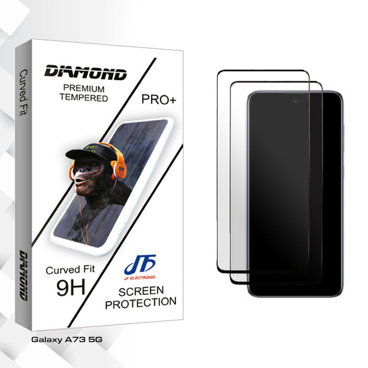محافظ صفحه نمایش سرامیکی مات جی اف مدل Diamond Glass NEW مناسب برای گوشی موبایل سامسونگ Galaxy A73 5G بسته دو عددی