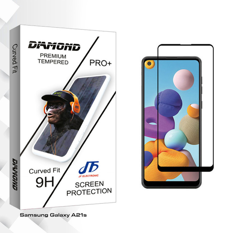 محافظ صفحه نمایش جی اف مدل Diamond glass مناسب برای گوشی موبایل سامسونگ Galaxy A21s