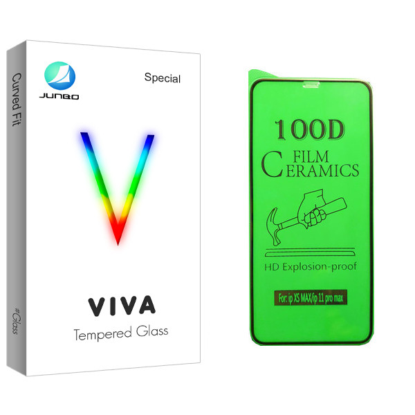 محافظ صفحه نمایش سرامیکی جانبو مدل Viva Glass مناسب برای گوشی موبایل اپل iPhone XS Max