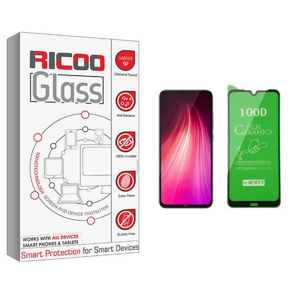 محافظ صفحه نمایش سرامیکی ریکوو مدل +HD مناسب برای گوشی موبایل شیائومی Redmi Note 8T