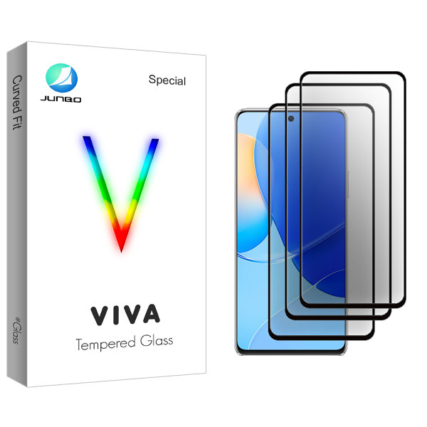 محافظ صفحه نمایش شیشه ای جانبو مدل Viva Glass MIX2106 مناسب برای گوشی موبایل هوآوی Nova 9 SE بسته سه عددی