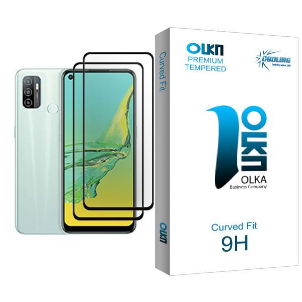 محافظ صفحه نمایش کولینگ مدل Olka Glass MIX002 مناسب برای گوشی موبایل اوپو A33 (2020) بسته دو عددی