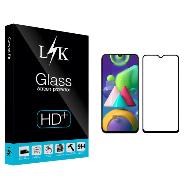 محافظ صفحه نمایش ال کی مدل +HD مناسب برای گوشی موبایل سامسونگ Galaxy M21
