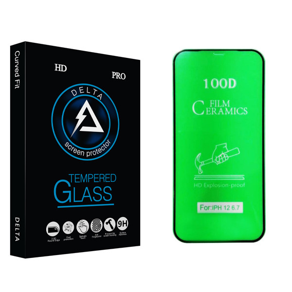 محافظ صفحه نمایش دلتا مدل Fit مناسب برای گوشی موبایل اپل iPhone 12 Pro MAX