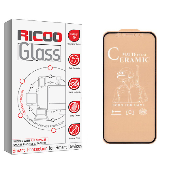 محافظ صفحه نمایش سرامیکی ریکوو مدل +HD مناسب برای گوشی موبایل اپل iPhone 11 Pro