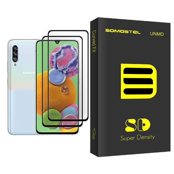 محافظ صفحه نمایش سوماستل مدل SD Glass MIX002 مناسب برای گوشی موبایل سامسونگ Galaxy A90 5G بسته دو عددی