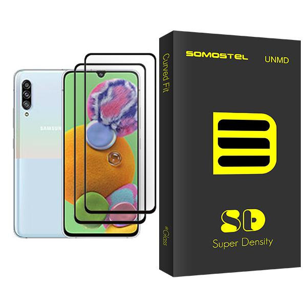 محافظ صفحه نمایش سوماستل مدل SD Glass MIX002 مناسب برای گوشی موبایل سامسونگ Galaxy A90 5G بسته دو عددی