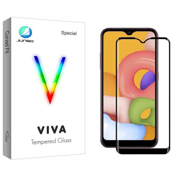 محافظ صفحه نمایش جانبو مدل FUL مناسب برای گوشی موبایل سامسونگ Galaxy A12