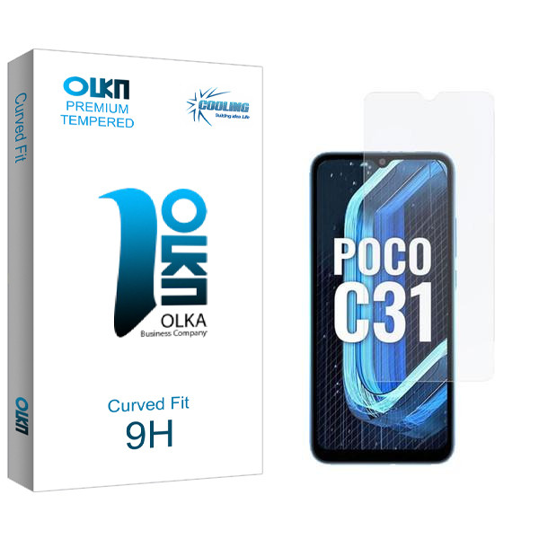 محافظ صفحه نمایش کولینگ مدل Olka مناسب برای گوشی موبایل شیائومی Poco C31
