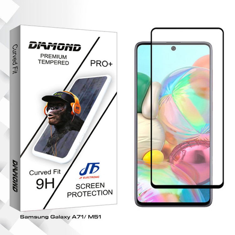 محافظ صفحه نمایش سرامیکی مات جی اف مدل Diamond glass مناسب برای گوشی موبایل سامسونگ Galaxy A71/ M51