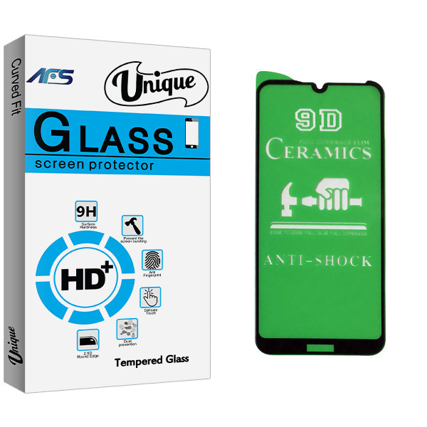 محافظ صفحه نمایش سرامیکی ای اف اس مدل Unique Glass مناسب برای گوشی موبایل هوآوی Y6 2019