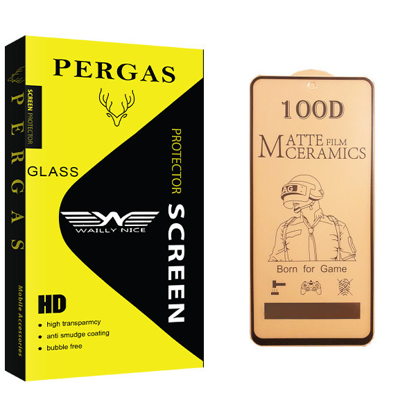 محافظ صفحه نمایش سرامیکی وایلی نایس مدل Pergas Glass مناسب برای گوشی موبایل شیائومی Poco X3