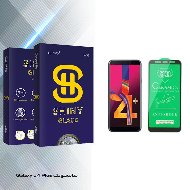 محافظ صفحه نمایش سرامیکی آتوچبو مدل Shiny Glass مناسب برای گوشی موبایل سامسونگ Galaxy J4 Plus