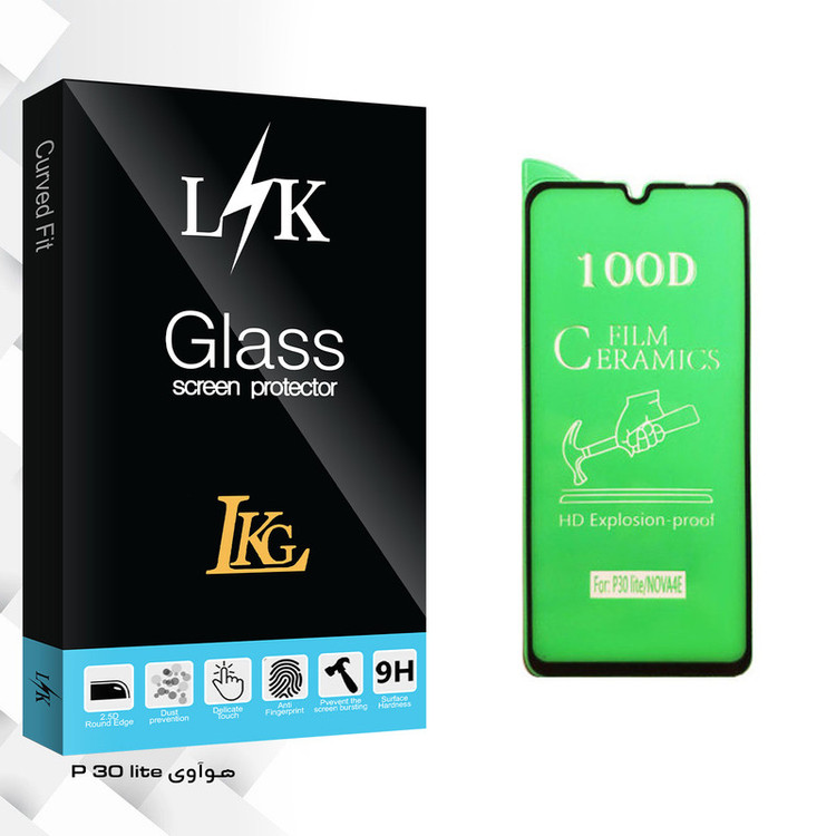 محافظ صفحه نمایش سرامیکی ال کا جی مدل LK Glass مناسب برای گوشی موبایل هوآوی P 30 lite