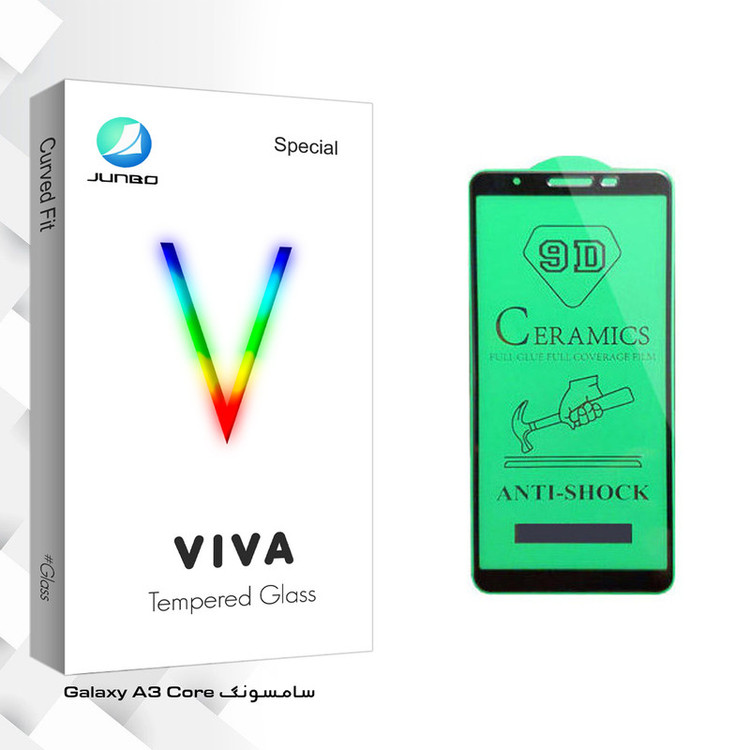 محافظ صفحه نمایش سرامیکی جانبو مدل Viva Glass مناسب برای گوشی موبایل سامسونگ Galaxy A3 Core