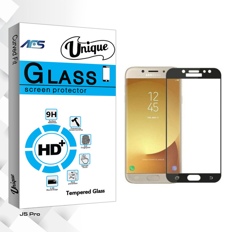 محافظ صفحه نمایش شیشه ای ای اف اس مدل Unique Glass مناسب برای گوشی موبایل سامسونگ Galaxy J5 Pro