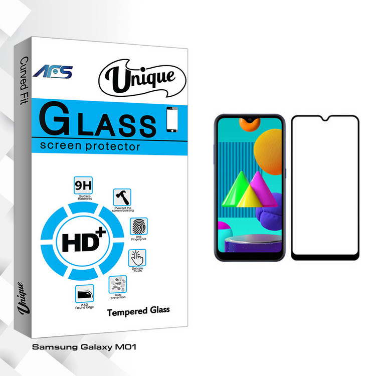 محافظ صفحه نمایش ای اف اس مدل Unique Glass مناسب برای گوشی موبایل سامسونگ Galaxy M01