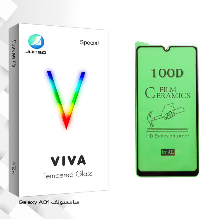 محافظ صفحه نمایش سرامیکی جانبو مدل Viva Glass مناسب برای گوشی موبایل سامسونگ Galaxy A31