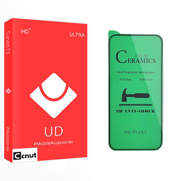 محافظ صفحه نمایش سرامیکی کوکونات مدل UD Glass مناسب برای گوشی موبایل اپل iPhone 12