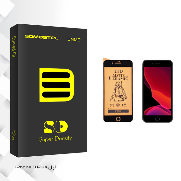 محافظ صفحه نمایش سرامیکی سوماستل مدل SD Glass مناسب برای گوشی موبایل اپل iPhone 8 Plus