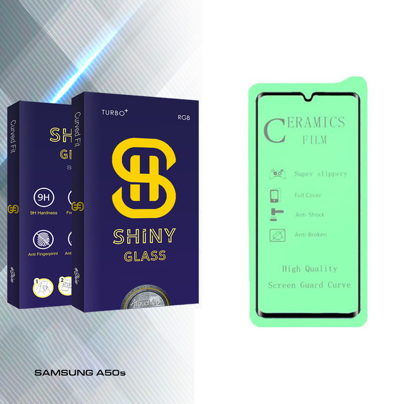 محافظ صفحه نمایش سرامیکی آتوچبو مدل Shiny Glass مناسب برای گوشی موبایل سامسونگ Galaxy A50s