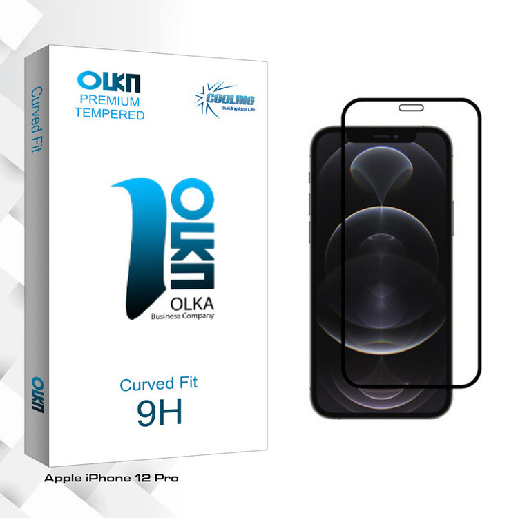 محافظ صفحه نمایش کولینگ مدل Olka glass مناسب برای گوشی موبایل اپل iPhone 12 Pro