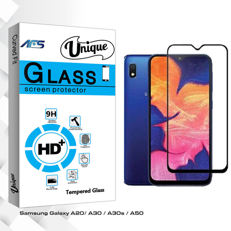 محافظ صفحه نمایش سرامیکی مات ای اف اس مدل Unique Glass مناسب برای گوشی موبایل سامسونگ Galaxy A20/ A30 / A30s / A50