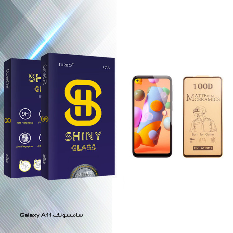 محافظ صفحه نمایش سرامیکی آتوچبو مدل Shiny Glass مناسب برای گوشی موبایل سامسونگ Galaxy A11