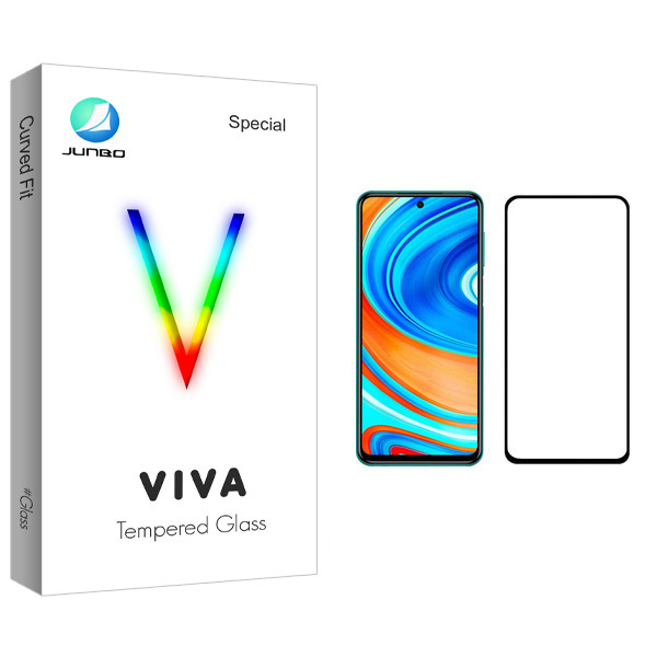 محافظ صفحه نمایش جانبو مدل Viva Glass مناسب برای گوشی موبایل شیائومی Redmi Note 9 Pro